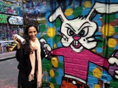 Hosier Lane - famous spot for graffiti and street art in Melbourne