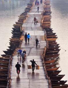 Wooden Boats Bridge