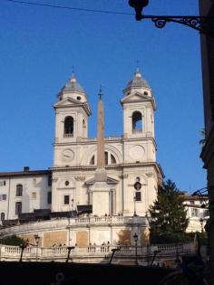 The Spanish Steps leading to the Church of Trinita dei Monti. © Openupnow.net. Check out our latest post about Rome!