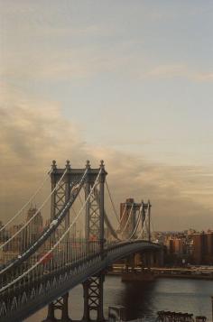 Manhattan Bridge, New York City, United States.