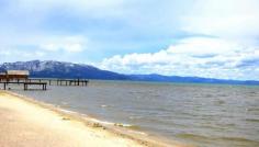 I stayed at Campground by the Lake, which is right across the street from this very nice public beach.