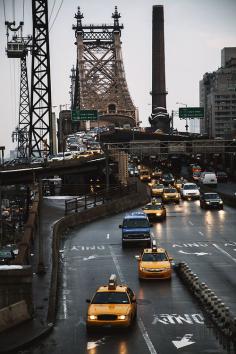 Taxis, NYC, United States.