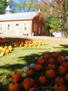 Fall Travel Ideas (Photo of New Garden Meeting House by Karine Oswalt)