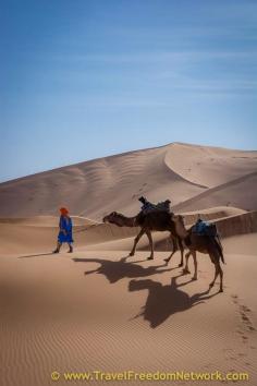 
                    
                        Is a camel trek into the Sahara Desert in Morocco on your travel bucket list?
                    
                