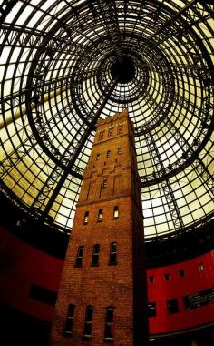 Shot tower in Melbourne Central Arcade, Victoria Australia #travel #awesome #australia Visit www.hot-lyts.com to see more background images