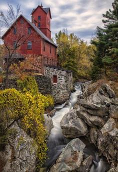 Old Grist Mill in Jerico Vermont, USA