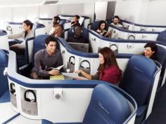 Delta's Business Elite has been hailed as "the best flight to Africa". I would be quite comfortable! ....