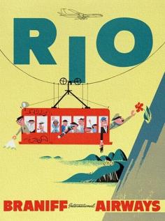 #travelcolorfully vintage rio poster