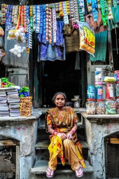 Shopkeeper, Amdavad, India