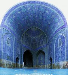 Main prayer hall, The Shah Mosque known as Imam mosque (after the 1979 Islamic revolution in Iran) and Jameh Abbasi Mosque in Isfahan, Iran. Begun in 1611 during the Safavi period, ordered by the first Shah Abbas of Persia.