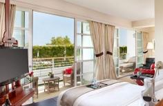 A room at Mr. C Beverly Hills Hotel!! This hotel brings a modern take on European glam.  Panoramic views of Beverly Hills and Los Angeles!
