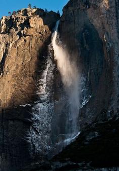 Upper Yosemite Fall with Ice