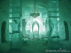 Despite not liking cold and dark too much, this would be something to see! The Ice Palace in Kiruna, northern Sweden.