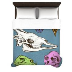 KESS InHouse Skulls Duvet Cover Collection | Wayfair