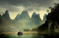 Guilin, China. Home of bamboo rafting water fights and the cutest little red pandas I've ever seen!