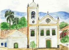 Igreja de Santa Rita, aquarela