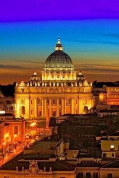 ROME, ITALY -St. Peter's Basilica, Rome.