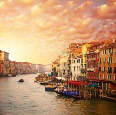 The #Venice Canal at sunset