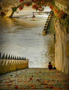 Steps, The River Seine, Paris photo via robin