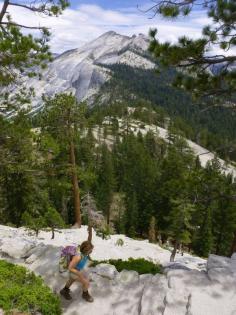 Hike: Half Dome, Yosemite Nat'l Park:  The Saratoga Skier and Hiker