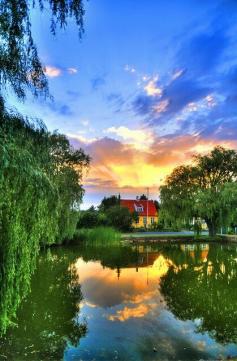 Denmark - beautiful, peaceful image.  #travel