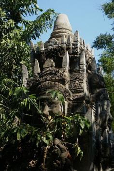 Hidden in the forest, Khmer heritage near Angkor Wat, Cambodia-I