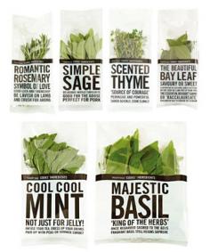 inspiration for vegetable / herbs packaging by trendinsights4, via Flickr