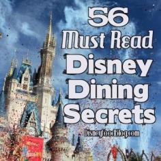 Disney Dining Secrets