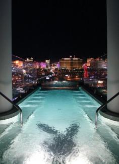The Hugh Hefner Sky Villa Pool at the Palms Hotel, Las Vegas