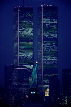 Twin Towers, New York City/ They were magnificent.