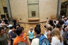 The Mona Lisa (La Gioconda or La Joconde) on permanent display at the Musée du Louvre in #Paris