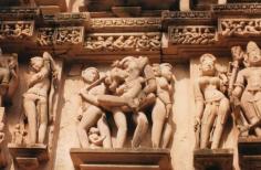 Khajuraho, India - temple of erotic sculptures