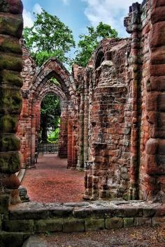 Old ruins, near church, Chester, England