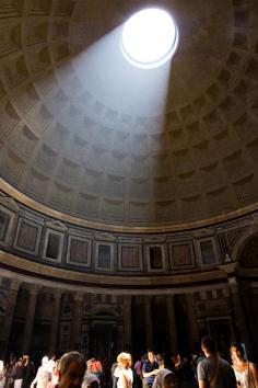 The Pantheon in Rome has one of the largest and oldest domes in the world.