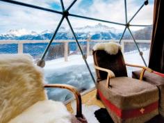 Whitepod Resort, Les Cerniers, Switzerland...