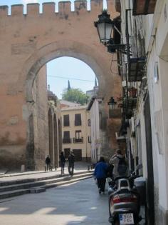Arch of Elvira -entrance to the Albaicin, Granada, Spain