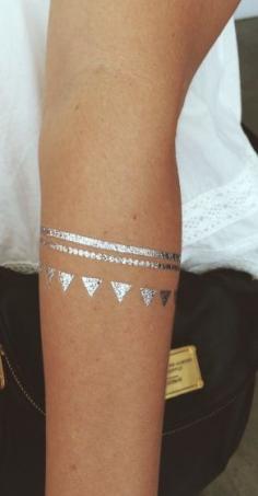 Designed in Vancouver, we love these metallic temporary tattoos by Boho Marks ($8) ow.ly/zImFg