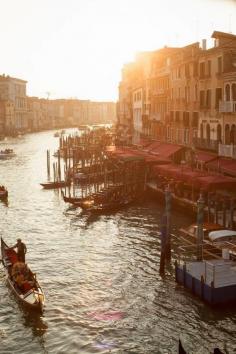 Sunset at The Grand Canal, Venice