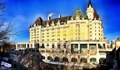 The historic Fairmont Chateau Laurier, Ottawa Canada #travel #canada #architecture