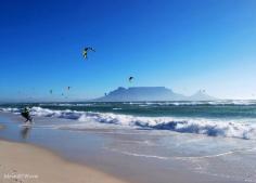 Bloubergstrand, Cape Town, South Africa — by The Honeymoon Couple. View of Table Mountain: Bloubergstrand, know to locals as Blouberg, is a very up and coming area with great...
