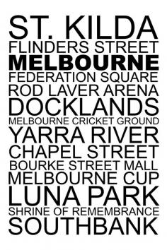 Melbourne Destination Print