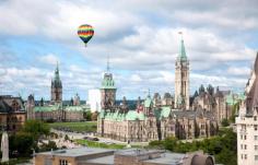 The famous Parliament Buildings in Ottawa, #Canada