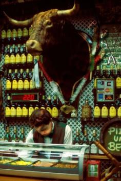 Taberna en Madrid  Spain - "Belly up to the bar and shoot the bull??!! That was just too easy!"
