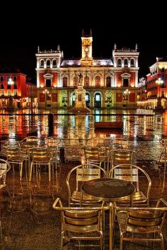 Plaza Mayor de Valladolid, Spain The Plaza Mayor is a central plaza in the city of Valladolid, Spain. It is located only a few blocks away from another famous plaza, the Plaza Zorrilla.