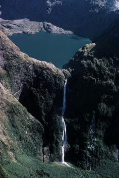 Sutherland falls in New Zealand