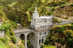 Las Lajas Sanctuary, Colombia | 26 Real Places That Look Like They've Been Taken Out Of Fairy Tales