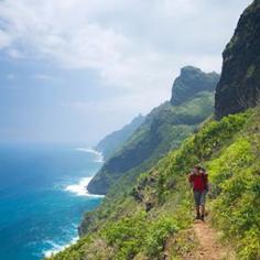 Kalalau Trail, Kauai, HI. Via T+L (www.travelandleis...).