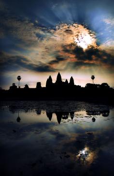 Reflection, Angkor Thom, Cambodia.  There's nothing quite like it.