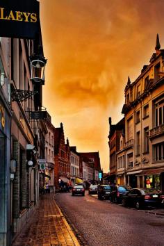 One Evening in Bruges, Belgium