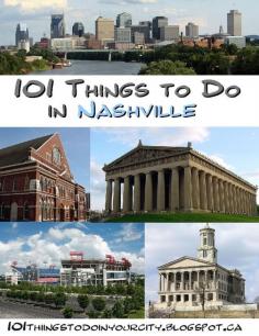 101 Things to Do...: 101 Things to do in Nashville